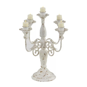 19" Metal Tabletop Candelabra