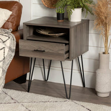 Load image into Gallery viewer, Slate Gray 1 - Drawer End Table with Storage MRM1
