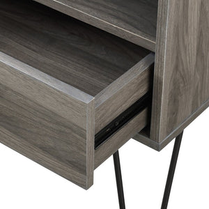 Slate Gray 1 - Drawer End Table with Storage MRM1