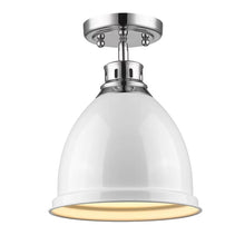 Load image into Gallery viewer, 1 - Light 8.88&#39;&#39; Dome Semi Flush Mount
