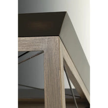 Load image into Gallery viewer, 1 - Light 9.5&#39;&#39; Caged Square / Rectangle Flush Mount
