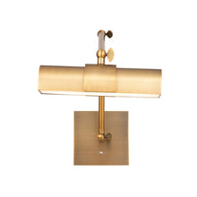Load image into Gallery viewer, Aged Brass 1 - Light Hardwired Dimmable LED Wall Mounted Picture Light MRM2210
