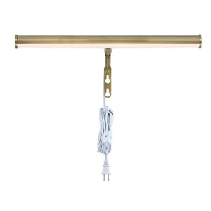 3.5" H x 14.5" W x 8" D Antique Brass 1 - Light Plug-In LED Wall Mounted Picture Light