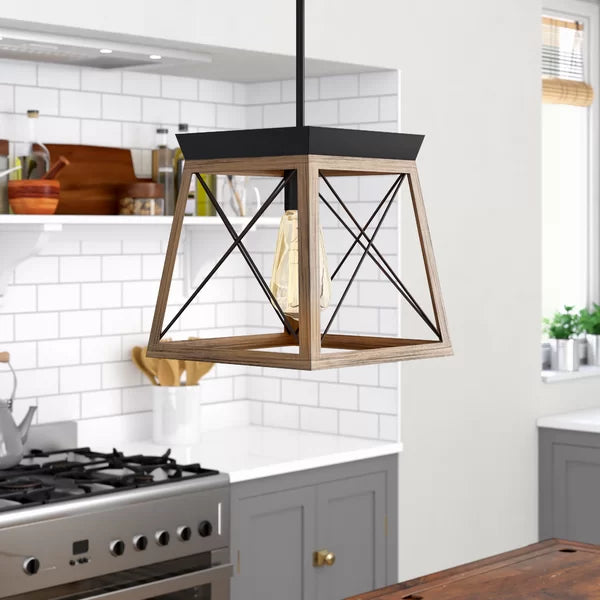 1 - Light Single Geometric Pendant