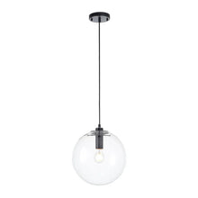 Load image into Gallery viewer, Black 1 - Light Single Globe Pendant
