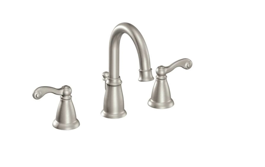 Moen Traditional Widespread Bathroom Faucet - Includes Rough-In Valve and Pop-UP Drain Assembly 1344AH