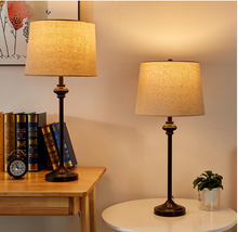 Load image into Gallery viewer, Cleveland 26 &quot; Black Buffet Table Lamp Set (Set of 2)
