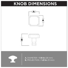 Load image into Gallery viewer, 1 1/8 Length Square Knob (Set of 10) MRM2294

