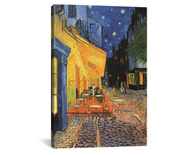 Load image into Gallery viewer, iCanvas The Cafe Terrace on the Place du Forum 60-Inch x 40-inch Canvas Wall Art 1648AH
