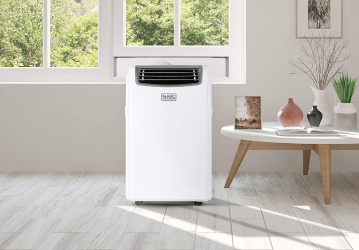 BLACK+DECKER 14,000 BTU Portable Air Conditioner with Remote Control, White
