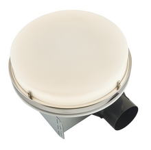 Load image into Gallery viewer, Broan NuTone 110 CFM Decorative Bathroom Exhaust Fan With LED Light In Brushed Nickel Energy Star (AER110LBN) 743AH
