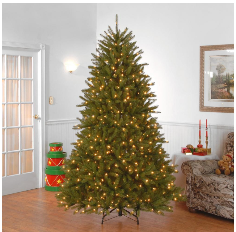 7 ft. Dunhill Fir Artificial Christmas Tree with Clear Lights