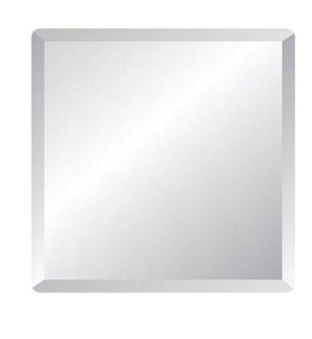 Regency 30-Inch Square Beveled Edge Mirror