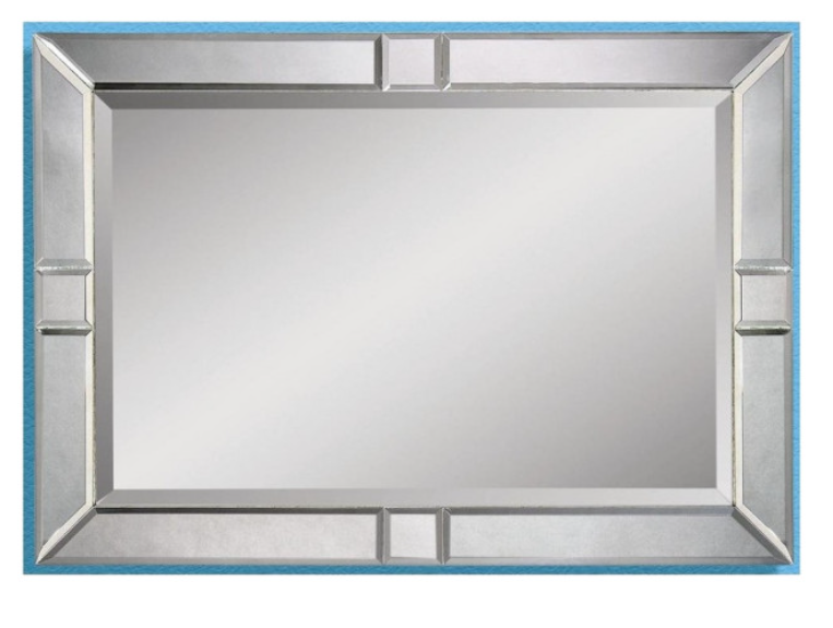 Bassett Mirror Barbarella Wall Mirror in Bevel Finish M2846BEC