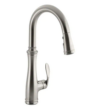 Load image into Gallery viewer, Bellera Single-Handle Pull-Down Sprayer Kitchen Faucet with DockNetik and Sweep Spray in Vibrant Stainless
