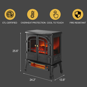1,500 Watt Electric Convection Cabinet Heater with Remote Control