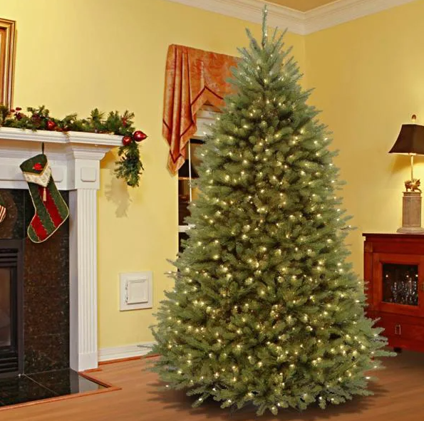 7.5 ft. PowerConnect Dunhill Fir Artificial Christmas Tree with Clear Lights