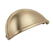Load image into Gallery viewer, 3 in. (76 mm) Golden Champagne Cabinet Cup Drawer Pull (32-Pack)

