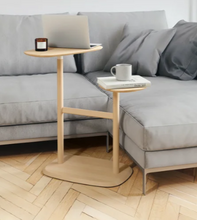 Load image into Gallery viewer, Swivo Solid Wood Floor Shelf End Table
