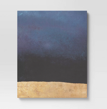 Load image into Gallery viewer, 24" x 30" Foil Abstract Unframed Wall Canvas Navy/Gold - Project 62™ MRM791
