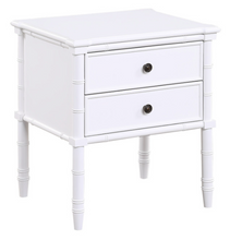Load image into Gallery viewer, Ellison 2-Drawer Nightstand, White
