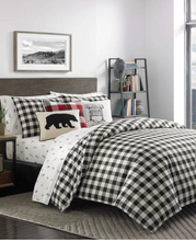 Load image into Gallery viewer, Eddie Bauer Mountain Plaid Comforter Set, Full/Queen SB1980
