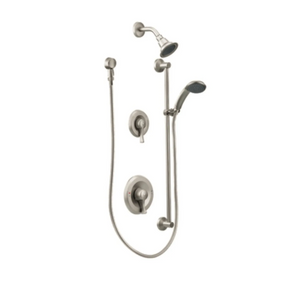 Moen Shower System  Trim Package with 2.5 GPM Single Function Shower Head Less Rough-In Valve from the Commercial Collection 4041RR