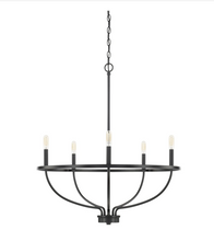 Load image into Gallery viewer, Capital Lighting Greyson 5 Light 29&quot; Wide Taper Candle Chandelier 1347AH
