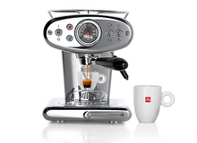 Load image into Gallery viewer, illy® X1 Anniversary Single Serve Espresso &amp; Coffee Maker in Stainless Steel
