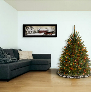 4.5 ft. Dunhill Fir Artificial Christmas Tree with Multicolor Lights