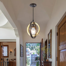 Load image into Gallery viewer, 1 Light Small Modern Chandelier Foyer Entryway Kitchen Island Bedroom Dining Room Over The Bar Orb Globe Farmhouse Mini Pendant Light
