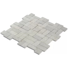 Load image into Gallery viewer, Gray 1&quot; x 2&quot; Natural Stone Pebbles Mosaic Wall Tile
