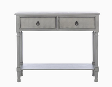 Load image into Gallery viewer, Safavieh Haines 2Drw Console Table (Distressed/Gray) MRM785
