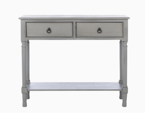 Safavieh Haines 2Drw Console Table (Distressed/Gray) MRM785