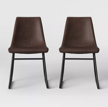 Load image into Gallery viewer, 2pk Bowden Faux Leather and Metal Dining Chair - Project 62™ MRM807
