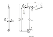 Load image into Gallery viewer, 5-Spray Patterns with 2.5 GPM 10 in. Wall Mounted Hand Shower Dual Shower Heads in Brushed Nickel
