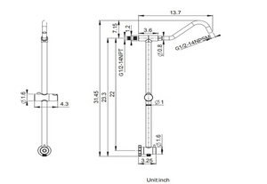 5-Spray Patterns with 2.5 GPM 10 in. Wall Mounted Hand Shower Dual Shower Heads in Brushed Nickel