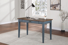Load image into Gallery viewer, Farmhouse Wood Writing Desk Writing Table Office Desk Blue
