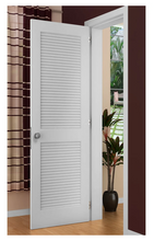 Load image into Gallery viewer, Frameport Classic 34 Inch by 80 Inch Louver/Louver Interior Slab Passage Door 6603RR-OB
