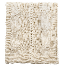 Load image into Gallery viewer, Raj Knitted Throw, Ivory
