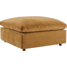 Load image into Gallery viewer, Commix Down Filled Overstuffed Ottoman in Cognac Performance Velvet by Modway 4660RR

