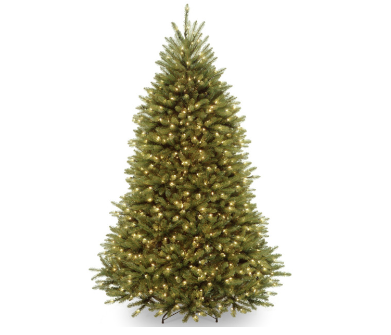7.5' Dunhill Fir Tree With Clear Lights