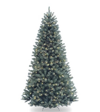 Load image into Gallery viewer, 6.5 ft. North Valley Blue Spruce Artificial Christmas Tree with Clear Lights
