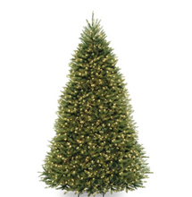 Load image into Gallery viewer, 9 ft. Dunhill Fir Hinged Tree with Clear Lights
