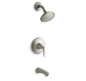 Kohler Refinia Single Handle Pressure Balanced Tub and Shower Valve Trim Less Valve with Single Function Shower Head, and Diverter Tub Spout 1318AH