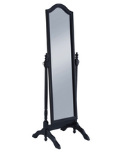 Load image into Gallery viewer, Coaster Transitional Black Cheval Mirror 950801
