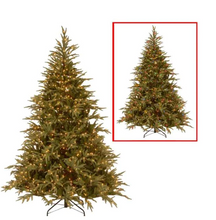 Load image into Gallery viewer, 7.5 ft. Frasier Grande Artificial Christmas Tree with Dual Color LED Lights
