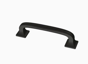 Franklin Brass Lombard 3-in Center to Center Matte Black Arch Handle Drawer Pulls Set of 26 - GL269