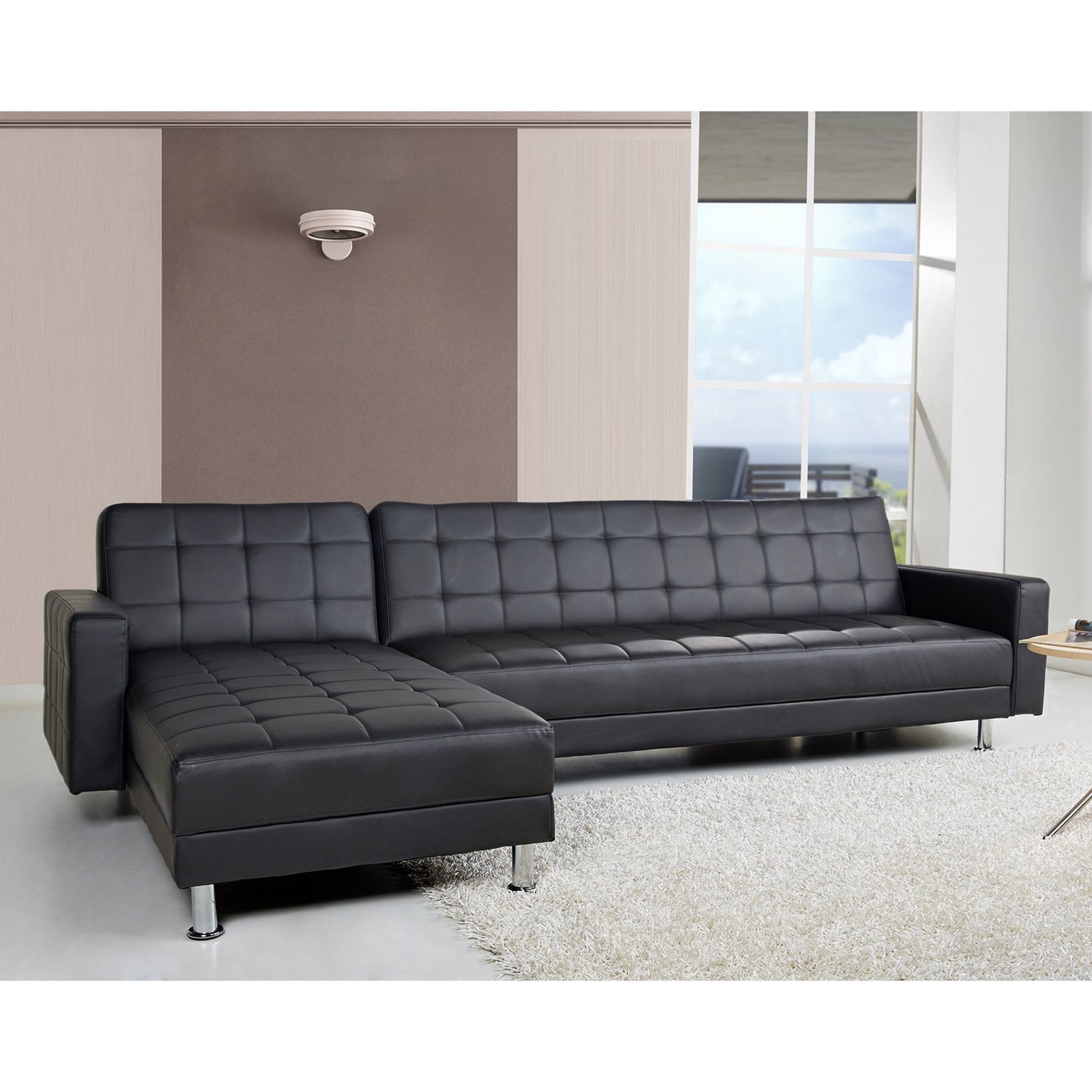 Gold Sparrow Frankfort Convertible Sectional Sofa AS-IS