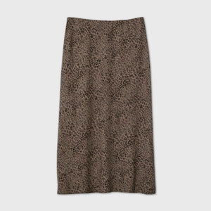 Women's Leopard Print A-Line Skirt